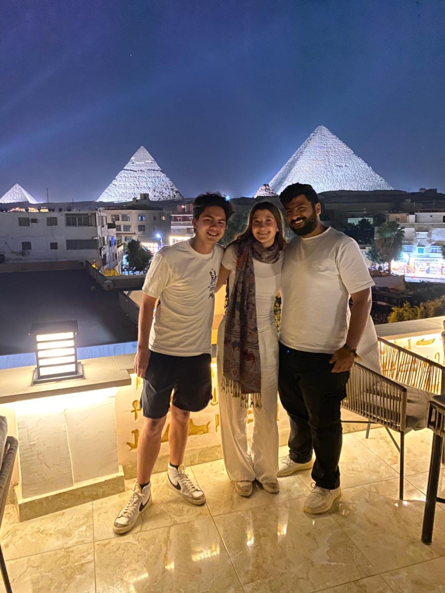 Queen Ash Pyramid View Inn Kafret el-Gabal Exterior foto